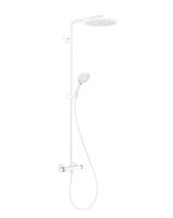 Hansgrohe Raindance Select S opbouw regendouche met 24cm hoofddouche wit mat