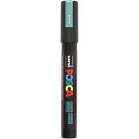 Uni-Posca Posca marker, afm pc-5m, lijndikte 2,5 mm, medium, groen metallic, 1 stuk