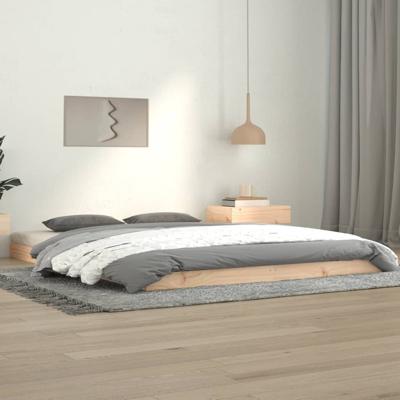 Bedframe massief grenenhout 140x190 cm