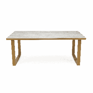 Stalux Eettafel Joop - goud / beton