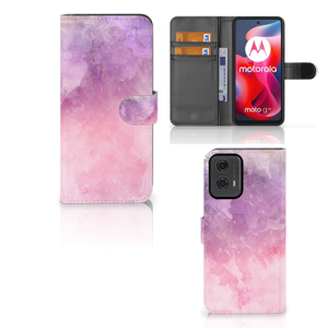 Hoesje Motorola Moto G24 | G04 | G24 Power Pink Purple Paint