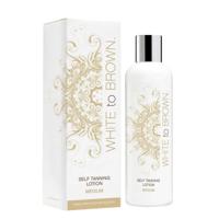 White to Brown Self Tanning Lotion