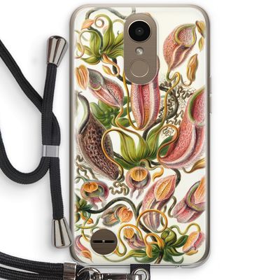 Haeckel Nepenthaceae: LG K10 (2017) Transparant Hoesje met koord Haeckel Nepenthaceae: LG K10 (2017) Transparant Hoesje met koord