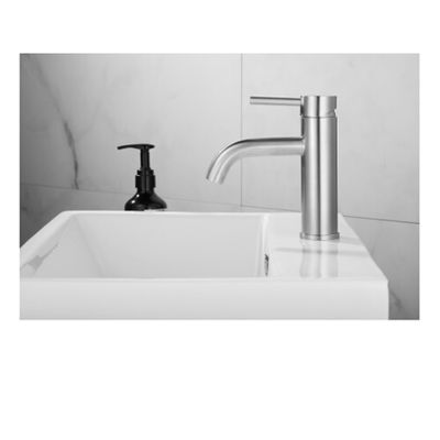 Wastafelkraan SaniClear Plus | Opbouw | Mengkraan | Standaard model | 1-hendel | Rond | rvs