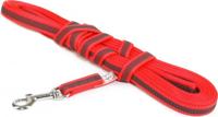 Lange lijn hond - Antislip - 14mm x 5m - Met handvat - Rood