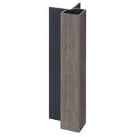 Keralit Uitwendig hoekprofiel Taupe eiken (2828)