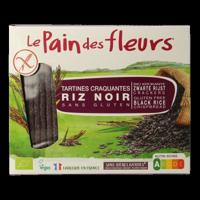 Zwarte rijst crackers bio 150 Gram