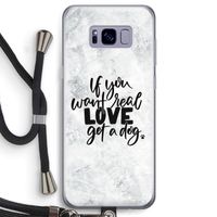 Partner in crime: Samsung Galaxy S8 Transparant Hoesje met koord