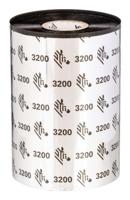 Zebra 3200 Wax/Resin thermal ribbon 74 m Zwart