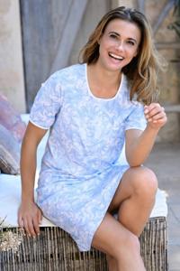 Ringella blauw paisley nachthemd