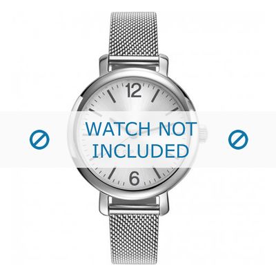Esprit horlogeband ES906722001 Staal Zilver 12mm