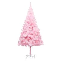 The Living Store Kunstkerstboom Roze - 240 cm - LED Verlichting - PVC