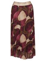 Rok Plissé Nicole Bordeaux