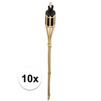 10x Bamboe tuinfakkels 88 cm   - - thumbnail