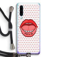 Yolo Denise: Huawei P30 Transparant Hoesje met koord