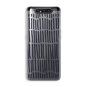 Moroccan stripes: Samsung Galaxy A80 Transparant Hoesje