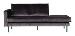 BePureHome Daybed 'Rodeo' Links, Velvet, kleur Antraciet