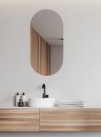 Ovale Spiegel Wiesbaden Lumia met Dimbare LED Verlichting en Spiegelverwarming 50 x 100 cm