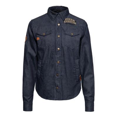 Queen Kerosin Speedway Queens Denim Jacket Dark Blue -XXL