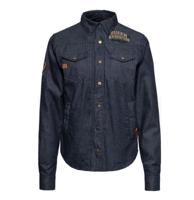 Queen Kerosin Speedway Queens Denim Jacket Dark Blue -XL