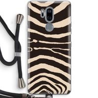 Arizona Zebra: LG G7 Thinq Transparant Hoesje met koord