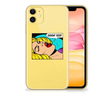 Apple iPhone 11 Silicone Back Cover Popart Oh Yes