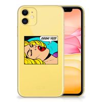 Apple iPhone 11 Silicone Back Cover Popart Oh Yes - thumbnail