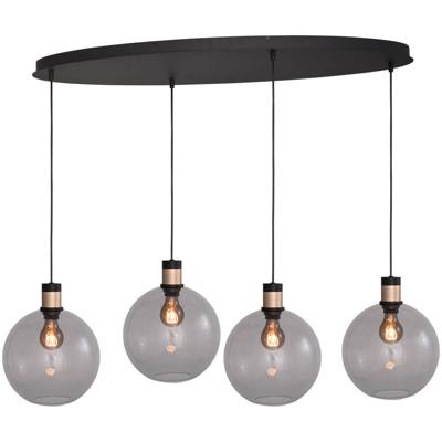 Masterlight HanglampLazise 2 4x Ø 25cm goud met zwart - 2944-05-02-100-40425
