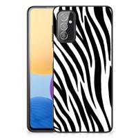 Samsung Galaxy M52 Dierenprint Telefoonhoesje Zebra Samsung Galaxy M52 Dierenprint Telefoonhoesje Zebra