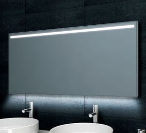 Spiegel Wiesbaden Ambi One Led condensvrij 140x60cm