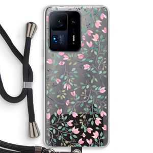 Sierlijke bloemen: Xiaomi Mi Mix 4 Transparant Hoesje met koord