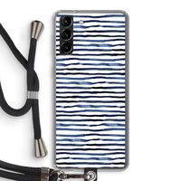 Verrassende lijnen: Samsung Galaxy S21 Plus Transparant Hoesje met koord