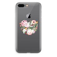 GRL PWR Flower: iPhone 8 Plus Transparant Hoesje