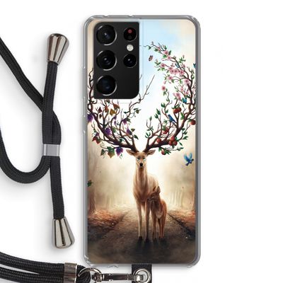 Seasons Change: Samsung Galaxy S21 Ultra Transparant Hoesje met koord