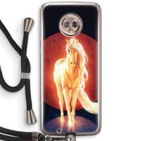 Last Unicorn: Motorola Moto G6 Transparant Hoesje met koord