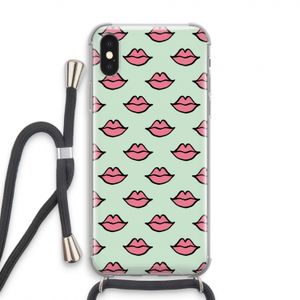 Lipjes: iPhone XS Transparant Hoesje met koord