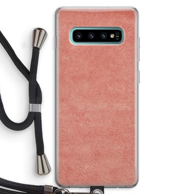 Marrakech Walls: Samsung Galaxy S10 Plus Transparant Hoesje met koord