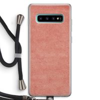 Marrakech Walls: Samsung Galaxy S10 Plus Transparant Hoesje met koord
