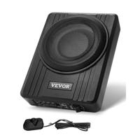 VEVOR Auto-subwoofer onder de stoel 300 W Slank actief subwoofersysteem 254 mm