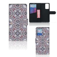 Xiaomi Redmi Note 10 Pro | Bookcase | Flower Tiles Xiaomi Redmi Note 10 Pro | Bookcase | Flower Tiles