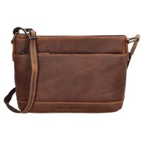 Hide & Stitches Schoudertasje Japura Cognac