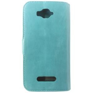 Alcatel Pop C7 hoesje aqua blauw