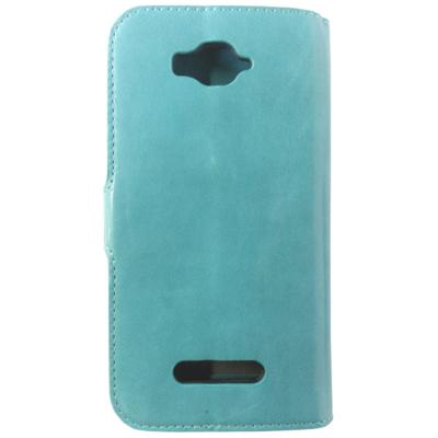 Alcatel Pop C7 hoesje aqua blauw