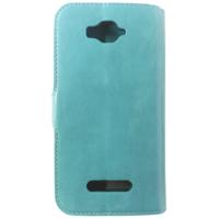 Alcatel Pop C7 hoesje aqua blauw