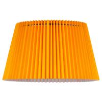 Papieren Gevouwen Lampenkap - Conisch - Oranje - ø40 x 24 cm - E27 fitting - Voor Staande Lamp - Ontworpen voor woonkamer en eetkamer