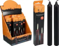 Dinerkaars halloween 19cm zwart 2 stuks - thumbnail