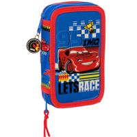 Disney Cars Gevuld Etui, Race Ready - 28 st. - 19,5 x 12,5 x 4 cm - Polyester - thumbnail