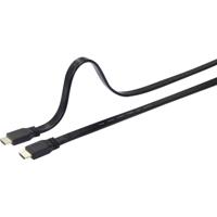 SpeaKa Professional SP-7541956 HDMI-kabel HDMI Aansluitkabel HDMI-A-stekker, HDMI-A-stekker 5.00 m Zwart 4K UHD, Audio Return Channel (ARC), Vergulde