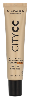 Madara CityCc Hyaluronic Anti-Pollution Cream CC SPF 40 ml BB & CC Cream