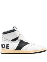 RHUDE baskets montantes Rhecess Smooth - Blanc - thumbnail